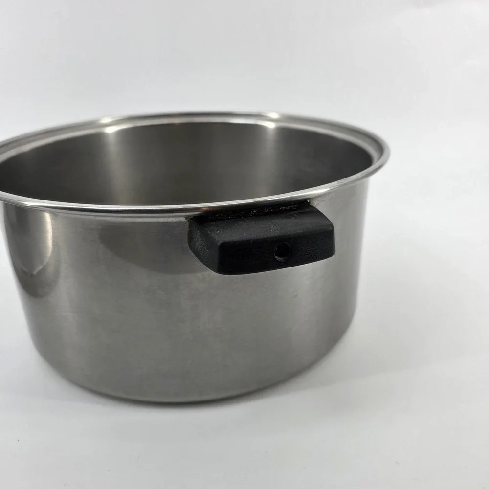 Flint Ware by Ecko Dutch Oven 6Qt Stock Pot Stainless Steel With Lid Vintage